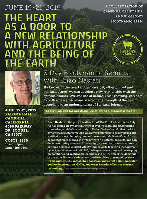 Enzo Nastati: The heart as a door to a new relationship with agriculture and the being of the earth